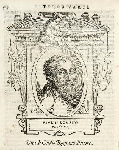 Milan, Biblioteca Braidense, Vite de piv excellent, Giorgio Vasari 1568, Giulio Romano - Giorgio Vasari