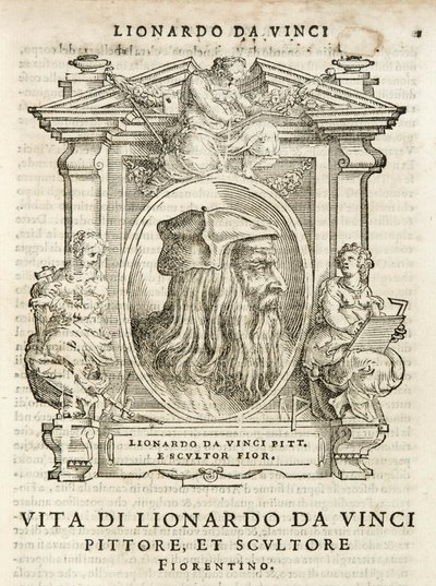 Milan, Biblioteca Braidense, Vite de piv excellent, Giorgio Vasari 1568, Leonardo da Vinci - Giorgio Vasari
