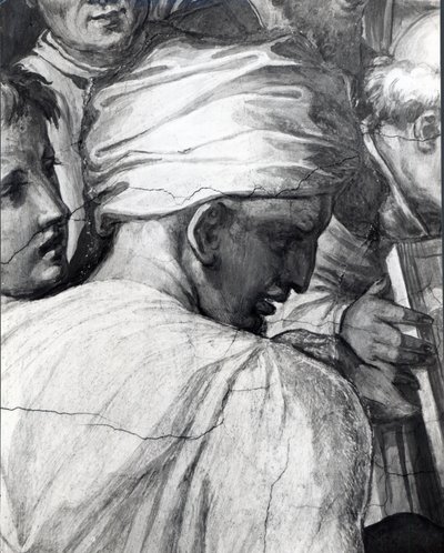 Portrait de Luca della Robbia dans la Sala di Cosimo il Vecchio - Giorgio Vasari