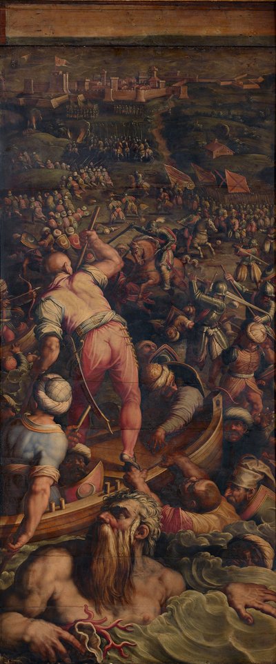Déroute des Turcs à Piombino, 1563-1565 - Giorgio Vasari