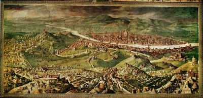 Vue de Florence. Fresque ... (fresque) - Giorgio Vasari
