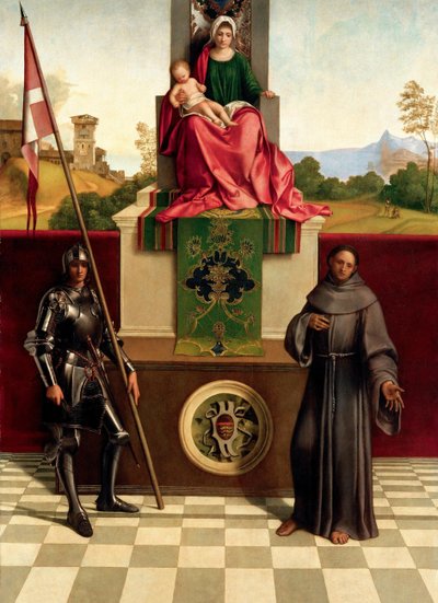 Madone et Enfant entre les Saints François et Nicasius, ca 1503-1504 - Giorgione da Castelfranco