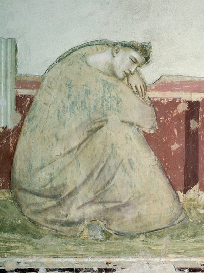 Apparition de Saint François à Saint Antoine, fresque (détail), Basilique Santa Croce, Chapelle Bardi, Florence, 1325-1330 - Giotto (c.1266 1337)
