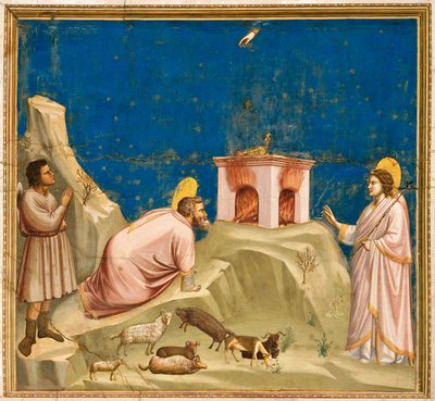 Italie, Padoue, Ange annonçant à Joachim qu