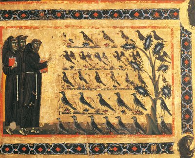 Saint François prêchant aux oiseaux - Giotto (c.1266 1337)