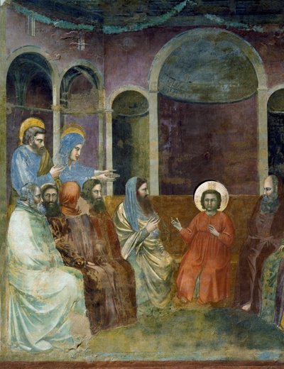 Jésus au Temple parmi les docteurs (détail) - Giotto (c.1266 1337)