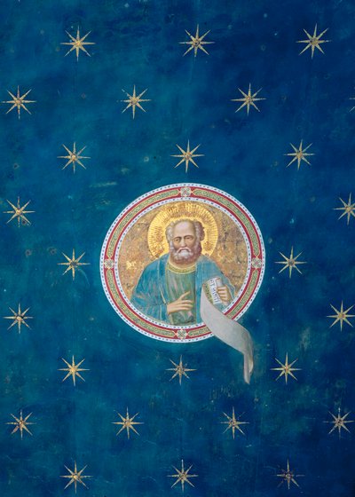 Le Prophète Malachie, de la voûte du plafond, vers 1305 - Giotto di Bondone