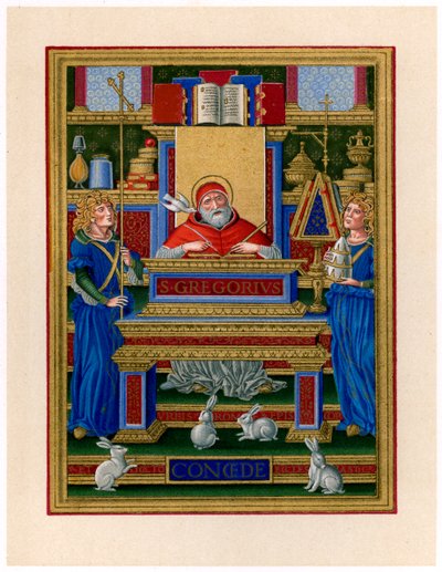 Saint Grégoire le Grand recevant l