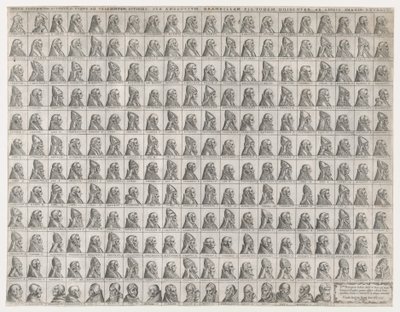 Speculum Romanae Magnificentiae : Petits portraits des papes de Christ à Sixte V, 1585 - Giovanni Ambrogio Brambilla