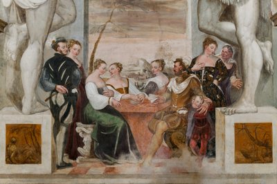 Jeu de Cartes, Salle Principale, vers 1570 - Giovanni Antonio Fasolo