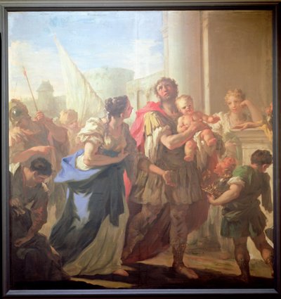 Hector et Andromaque, vers 1708-10 - Giovanni Antonio Pellegrini
