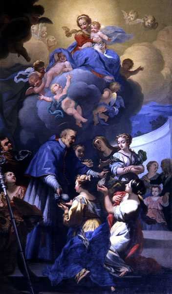 Saint Nicolas distribue ses trois sacs d