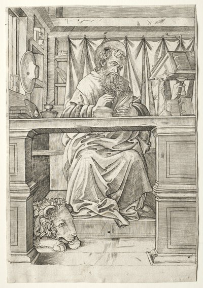Saint Jérôme dans son étude, vers 1510 - Giovanni Antonio da Brescia