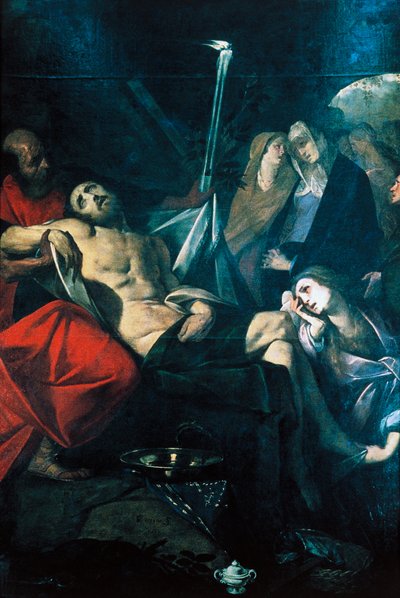 Déposition du Christ au sépulcre - Giovanni Battista  Crespi