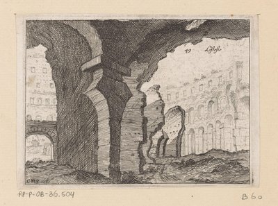 Ruines du Colisée à Rome - Giovanni Battista Mercati
