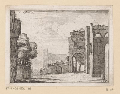 Ruines près du Colisée à Rome - Giovanni Battista Mercati