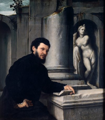 Portrait de Marco Antonio Savelli - Giovanni Battista Moroni