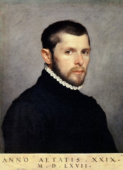 Portrait de jeune homme, par Giovanni Battista Moroni - Giovanni Battista Moroni