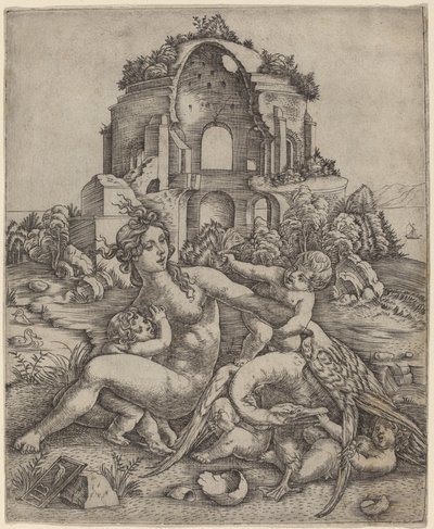 Léda et le cygne - Giovanni Battista Palumba