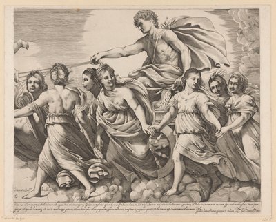 Apollon et Aurore (partie droite) - Giovanni Battista Pasqualini