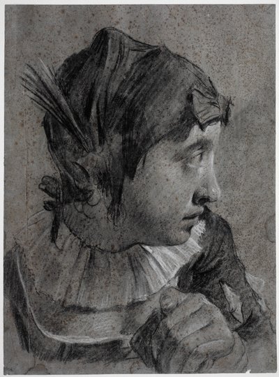Tête d’une jeune fille (Barbara Piazzetta ?) - Giovanni Battista Piazzetta