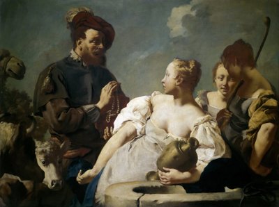 Rebecca au puits - Giovanni Battista Piazzetta