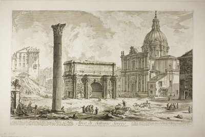 Arc de Septime Sévère par lequel passait l