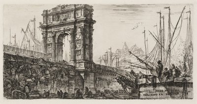 Arc de Trajan à Ancône, planche 28 de Quelques vues d