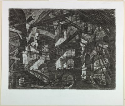 Série Carceri, Planche XIV - Giovanni Battista Piranesi