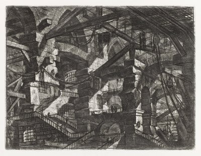 Série des prisons, planche XIV - Giovanni Battista Piranesi