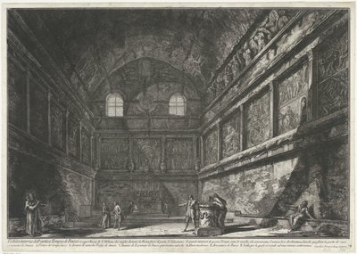 Intérieur de la Chiesa di Sant’Urbano à Rome - Giovanni Battista Piranesi