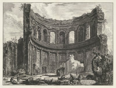 Petit palais dans la Villa Adriana à Tivoli - Giovanni Battista Piranesi