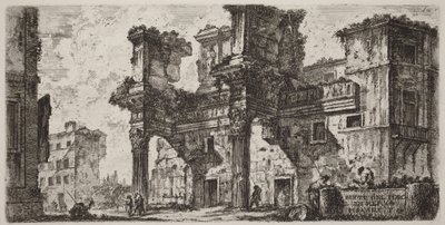 Partie du forum de Nerva - Giovanni Battista Piranesi