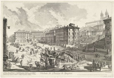 Piazza di Spagna à Rome - Giovanni Battista Piranesi