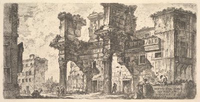 Planche 1 : Partie du Forum de Nerva Parte del Foro di Nerva, vers 1748 - Giovanni Battista Piranesi