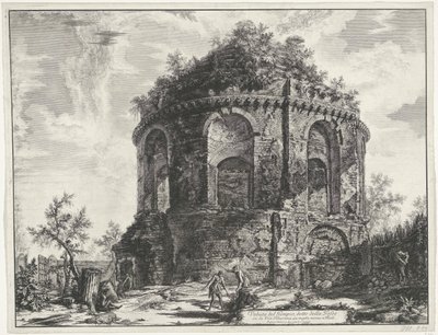 Temple de la Tousse près de Tivoli - Giovanni Battista Piranesi