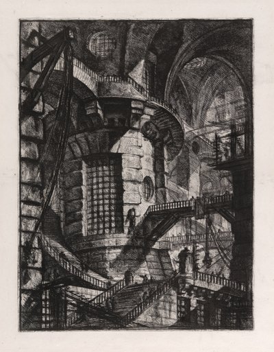La tour ronde, planche 3 des Carceri d