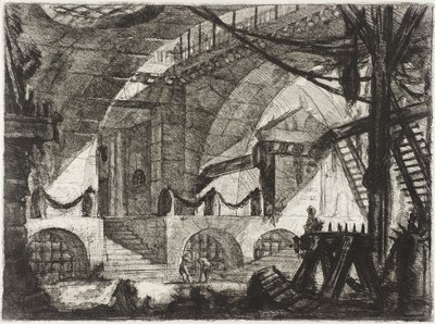Le chevalet de sciage - Giovanni Battista Piranesi