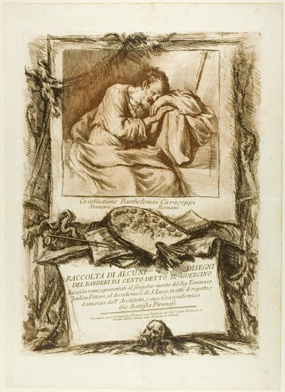 Page de titre : Collection de plusieurs dessins gravés d
