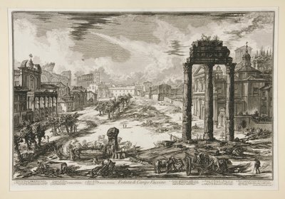 Veduta di Campo Vaccino - Giovanni Battista Piranesi