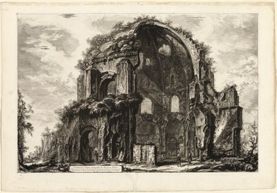 Vue du temple octogonal de Minerva Medica, des Vues de Rome - Giovanni Battista Piranesi