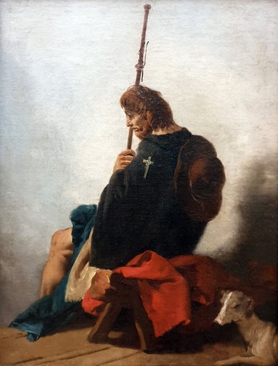 Allemand : Der Heilige Rochus Saint Roch - Giovanni-Battista Tiepolo