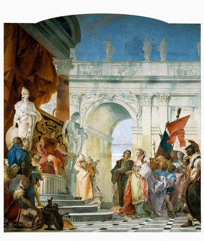 Magnanimité de Scipion, détail des Gloires de Scipion l
