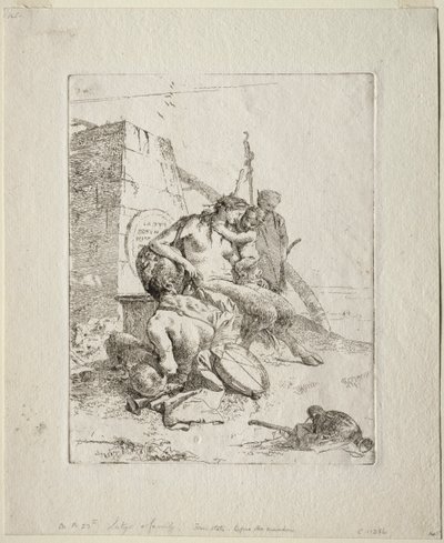 Scherzi di Fantasia : famille de satyres avec l