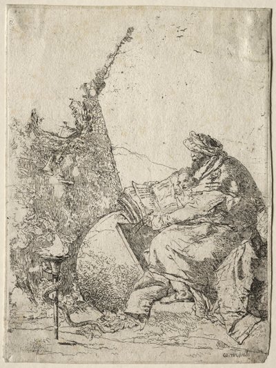 Scherzi di Fantasia : Le Philosophe - Giovanni Battista Tiepolo