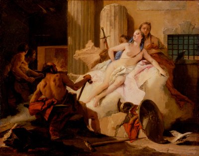 Esquisse pour "Vénus et Vulcain". - Giovanni-Battista Tiepolo