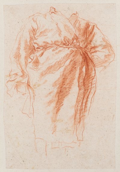 Studie einer drapierten Figur - Giovanni Battista Tiepolo