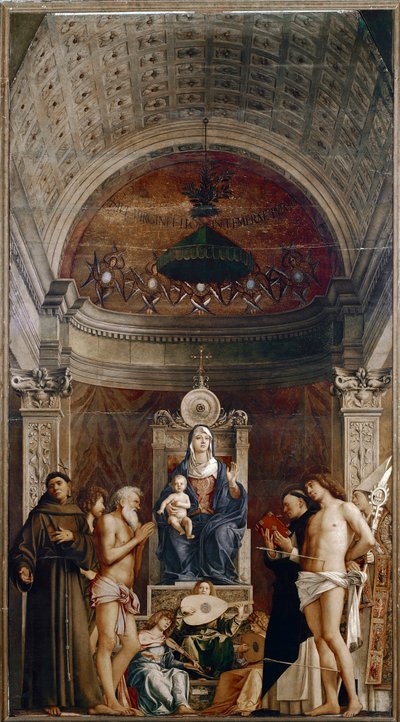 Retable de Saint Job : Vierge à l