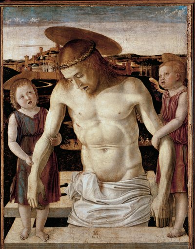 Christ mort avec deux anges - Giovanni Bellini