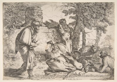 Diogène cherchant un homme honnête, vers 1645-47 - Giovanni Benedetto Castiglione